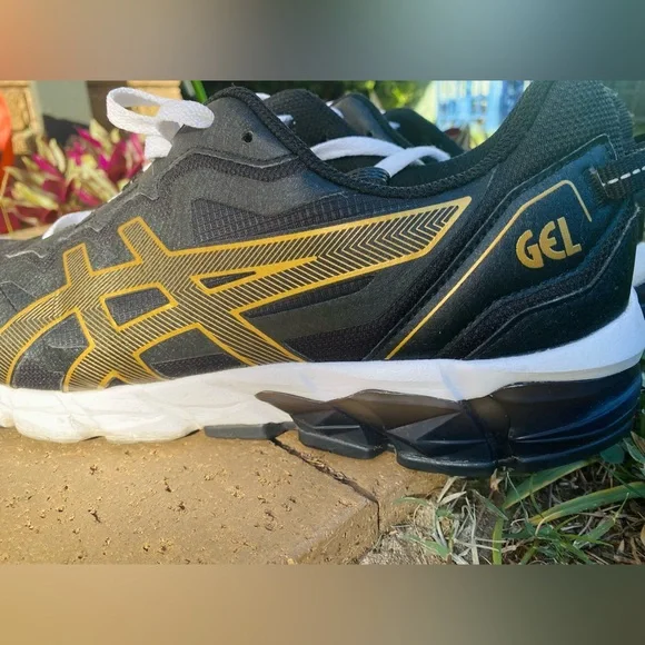 Asics Men's Gel-Quantum 90 Running Shoes Sneaker Size US 13 Black/Pure Gold - Picture 6 of 9